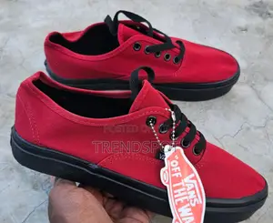 Maroon /Black Double Soled Authentic Vans Shoes/Unisex Vans