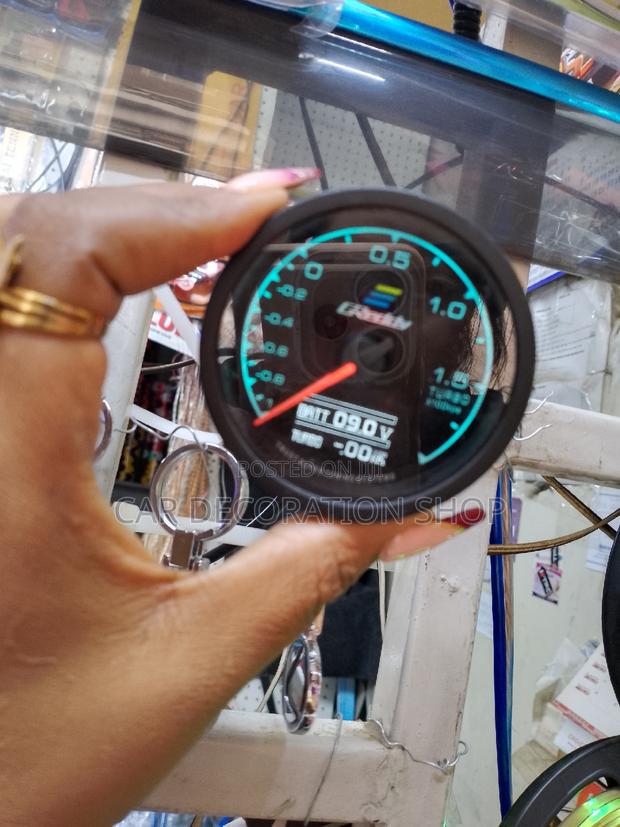 7 Color Digital Display Turbo Greddy Gauge