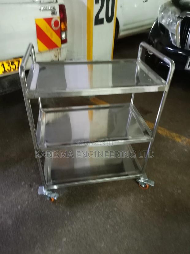 Stainless Steel Food Trolley - main view