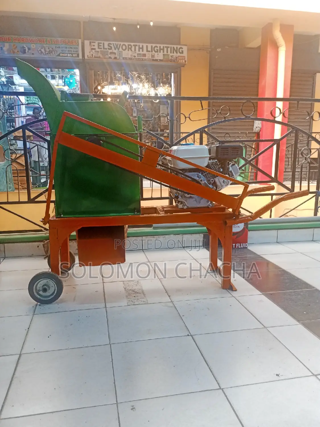 Chaff Cutter With Petrol Engine Complete