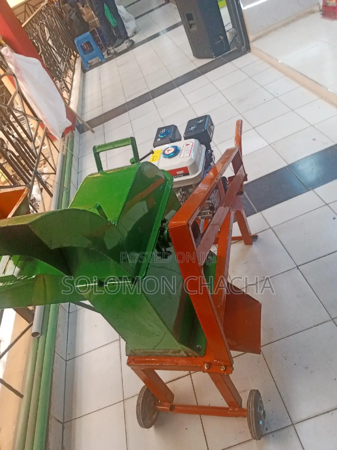 Chaff Cutter With Petrol Engine Complete