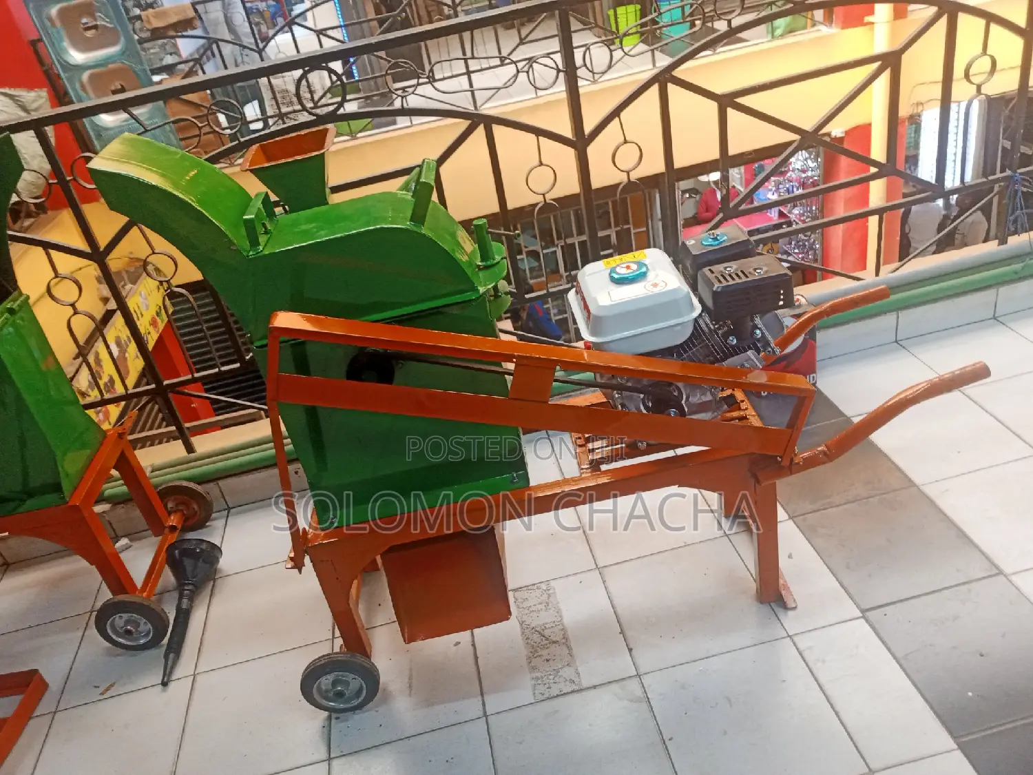Chaff Cutter With Petrol Engine Complete