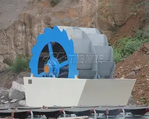 Quartz Sand Washing Plant Bucket Wheel Silica Sand Washer