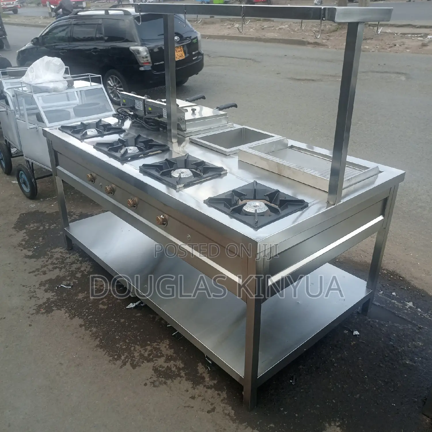 Commercial Combined Cooking Unit (4burners).
