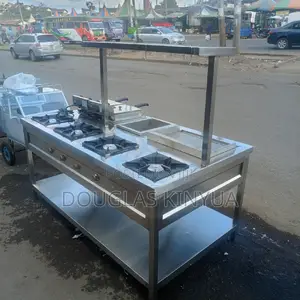 Commercial Combined Cooking Unit (4burners).