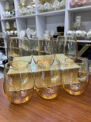6 Piece Set Fancy Glasses