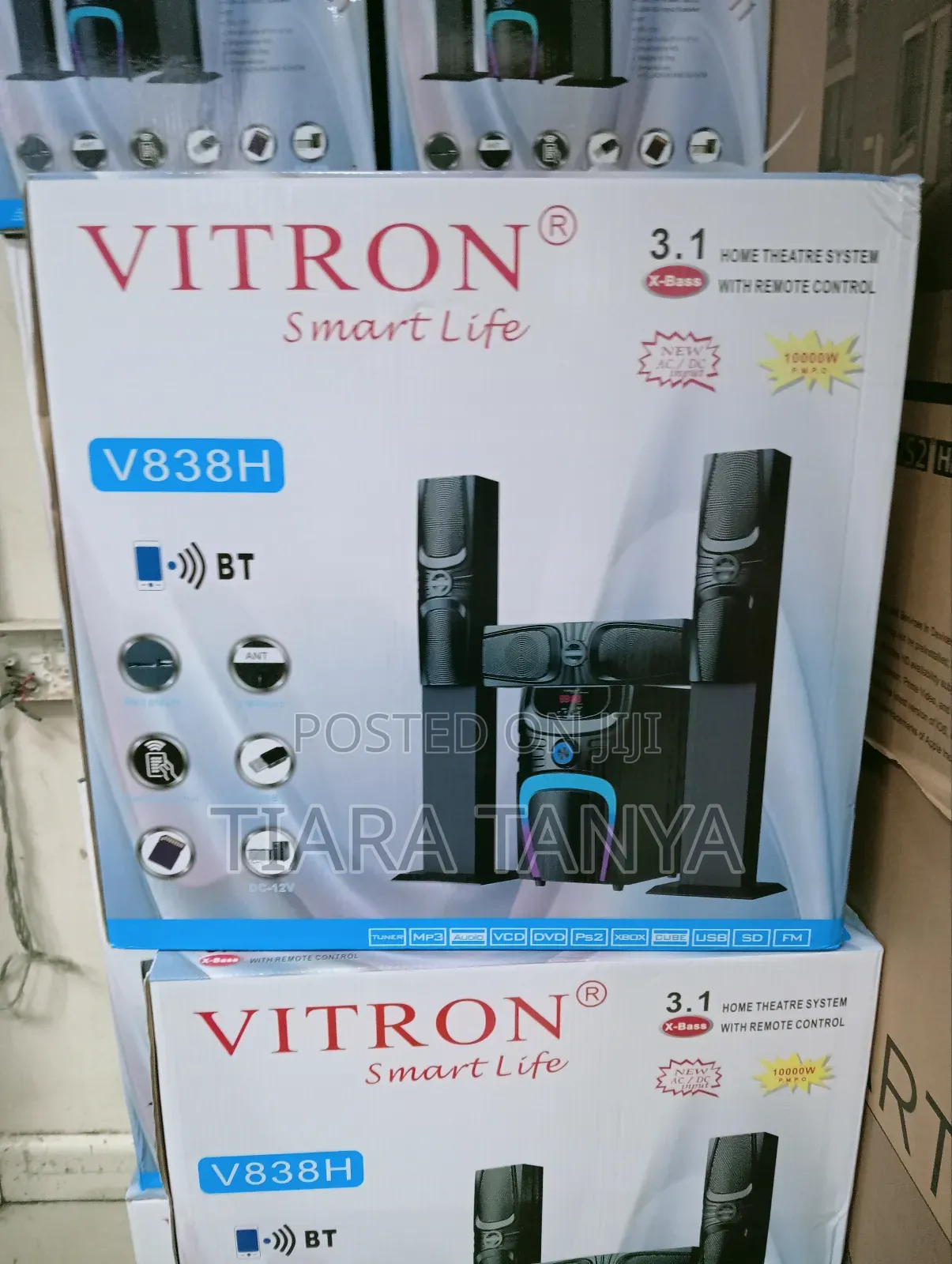 Vitron V838H 3.1 Subwoofer Tallboys 10000W