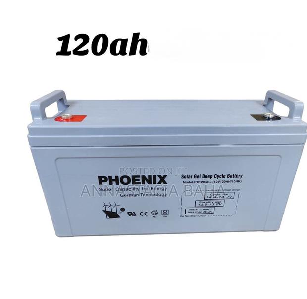 Powerful Phoenix 120ah Solar Battery - main view