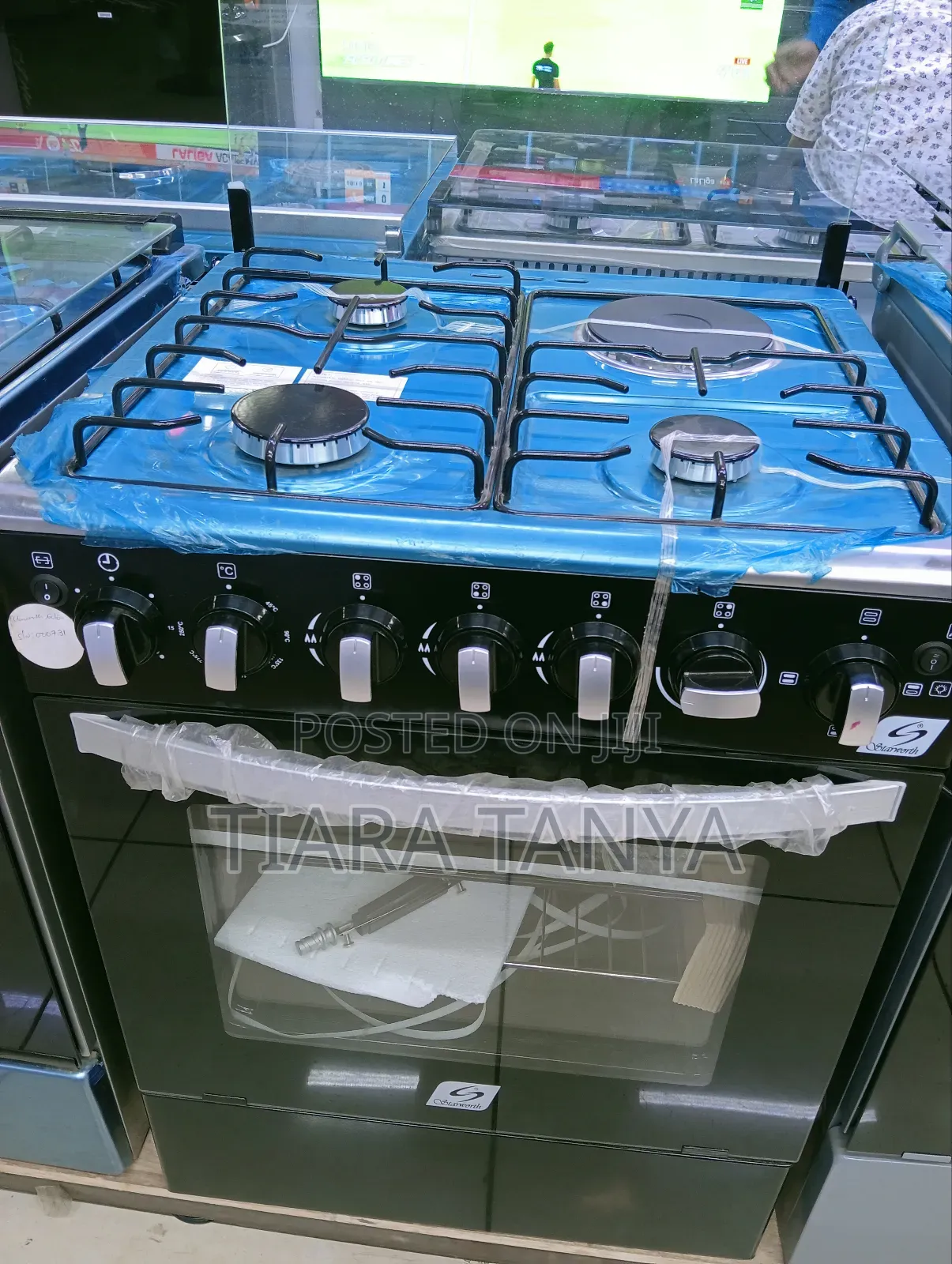 Starworth Standing Cooker 60x60cm( 3G+1E Electric Oven)