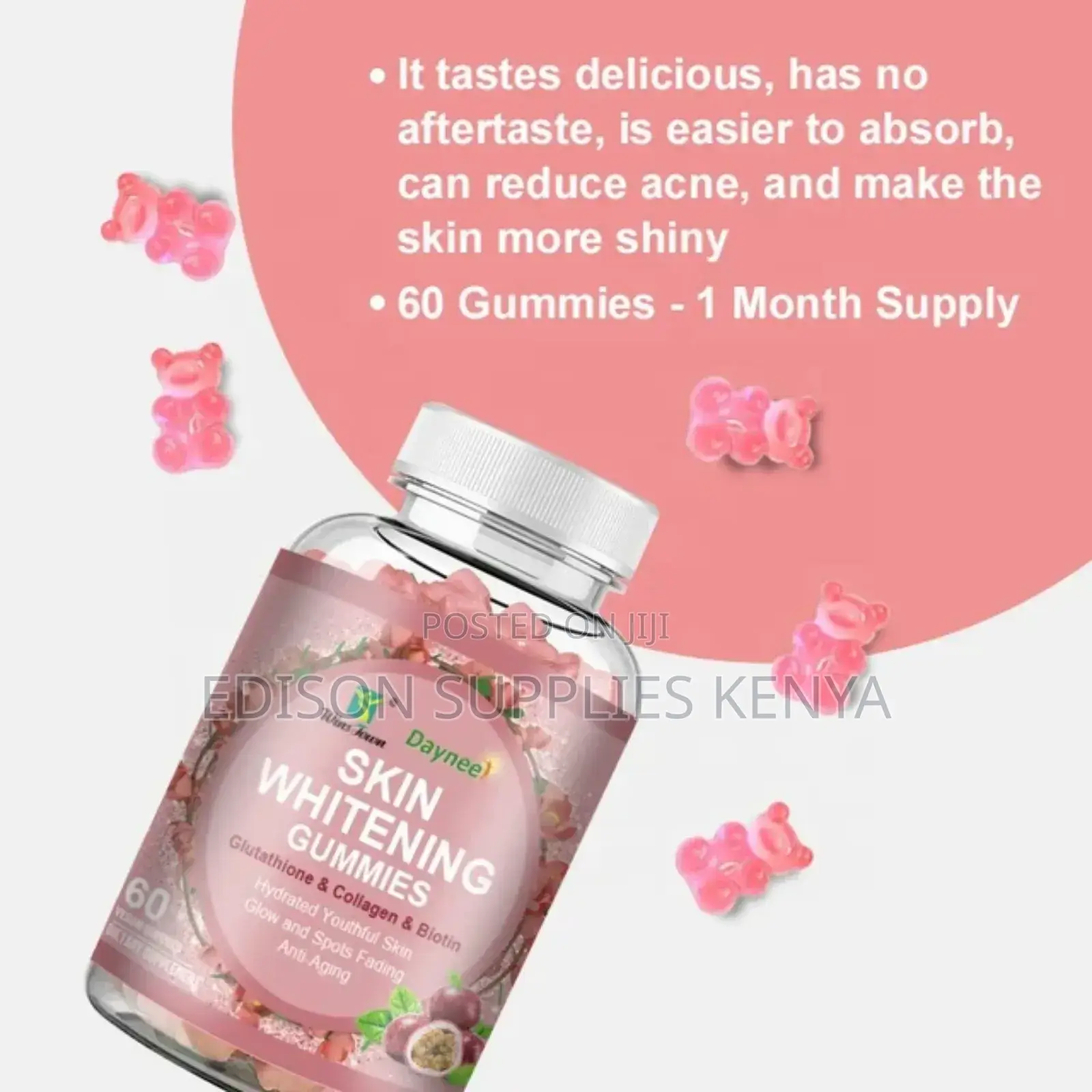 Skin Whitening Gummies With Collagen and Vitamin C