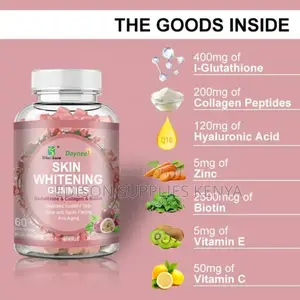 Skin Whitening Gummies With Collagen and Vitamin C
