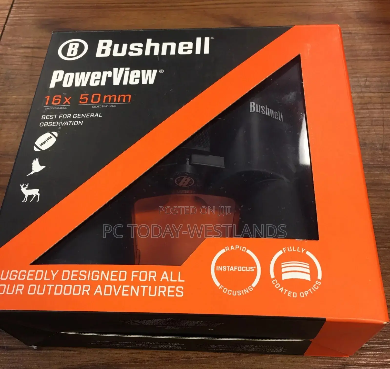 BUSHNELL Powerview 16x 50mm Binocular Porro Prism (GENUINE)