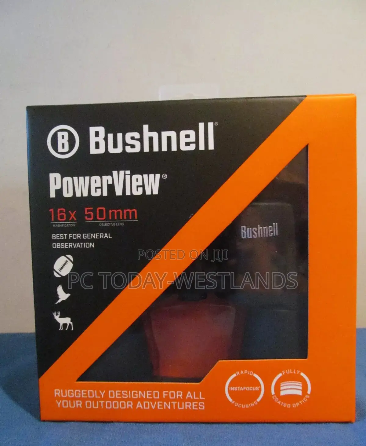 BUSHNELL Powerview 16x 50mm Binocular Porro Prism (GENUINE)