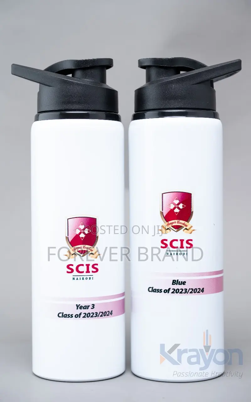 Aluminium White Bottles