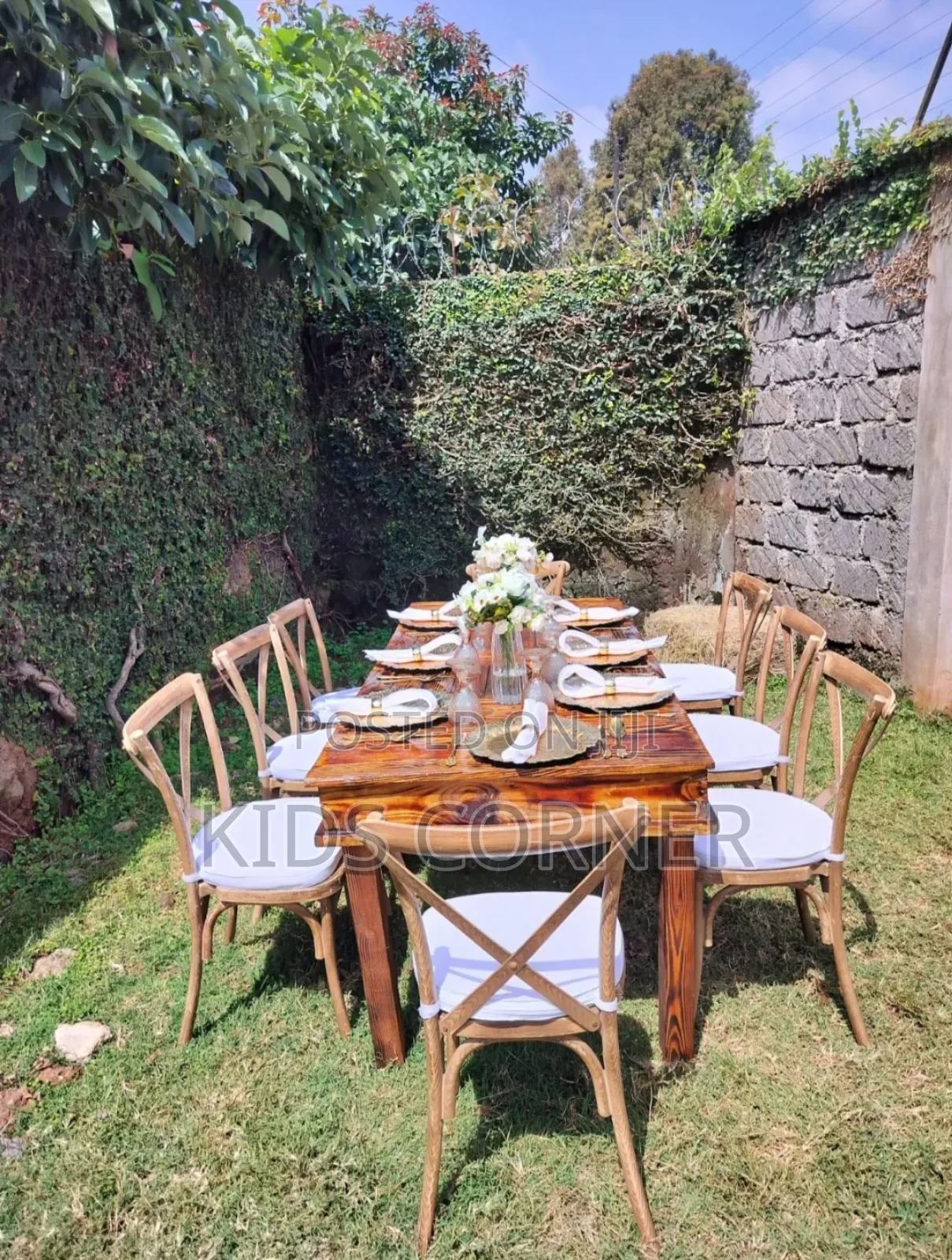 10pax Rustic Set Up