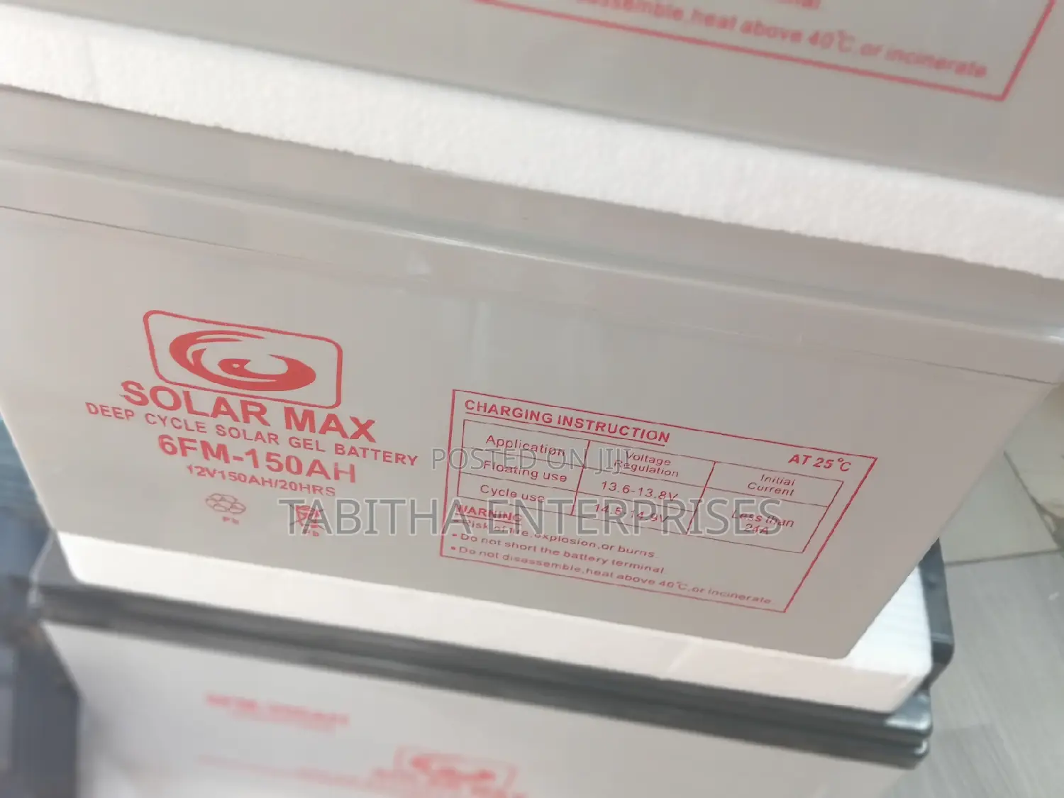 12vts150ah Solar Battery/ Long Life Solar Battery