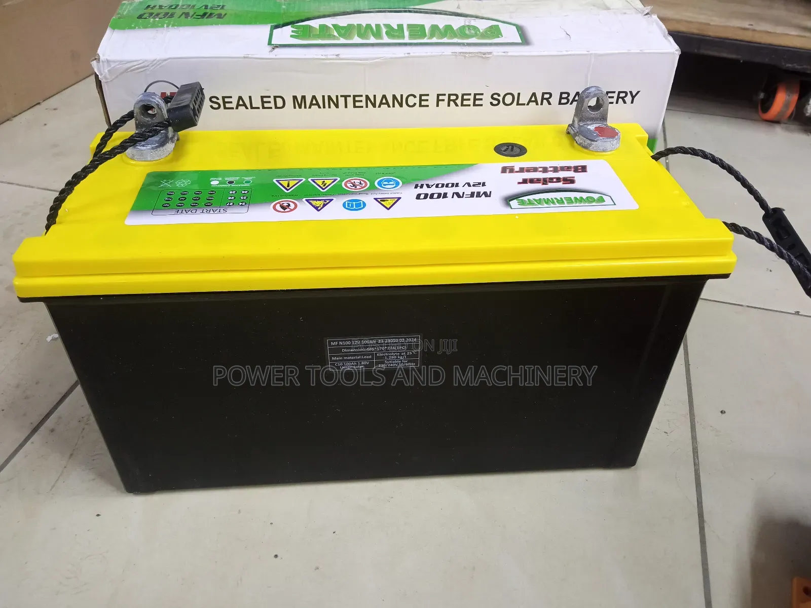 Solar Battery 100ah Powermate