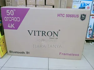 Vitron 50" Smart Android Frameless Tv