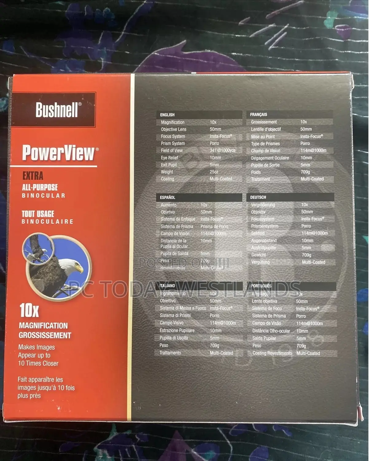 Bushnell Powerview Extra 10x50mm All Purpose Binoculars- USA