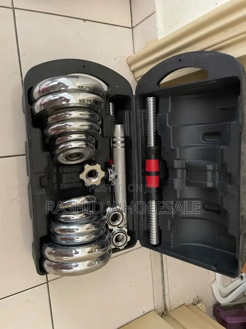 Chrome, Dumbbell 20kgs, With Case