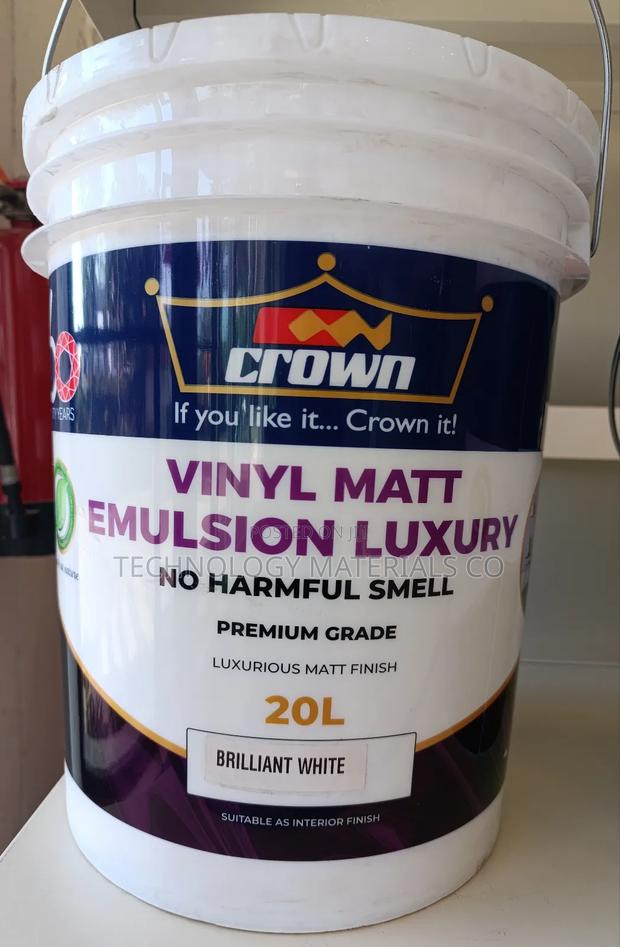 Vinyl Matt Emulsion Luxury,Brilliant White (20L)