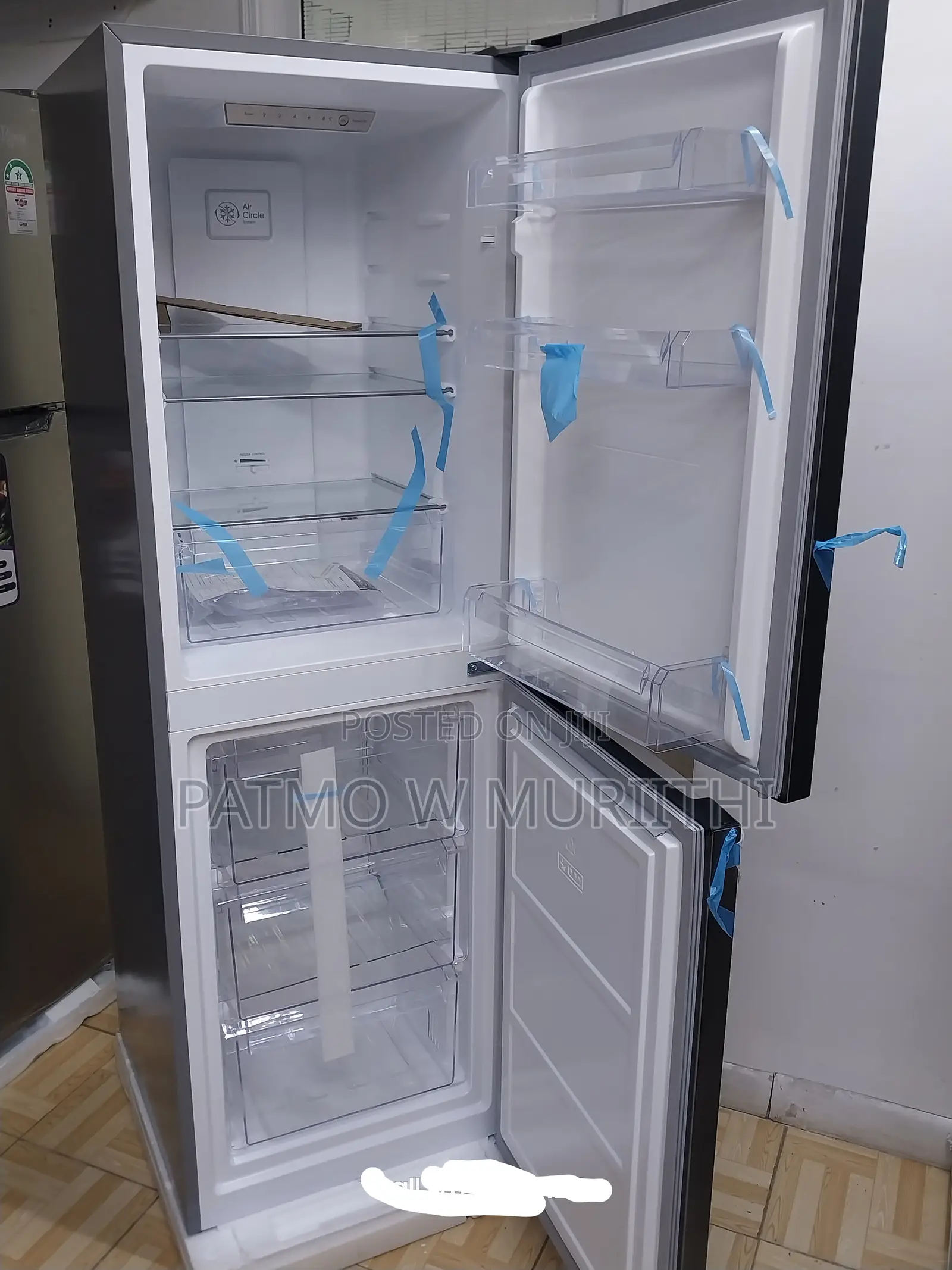 Roch 230L Refrigerator -Bottom Freezer Silver