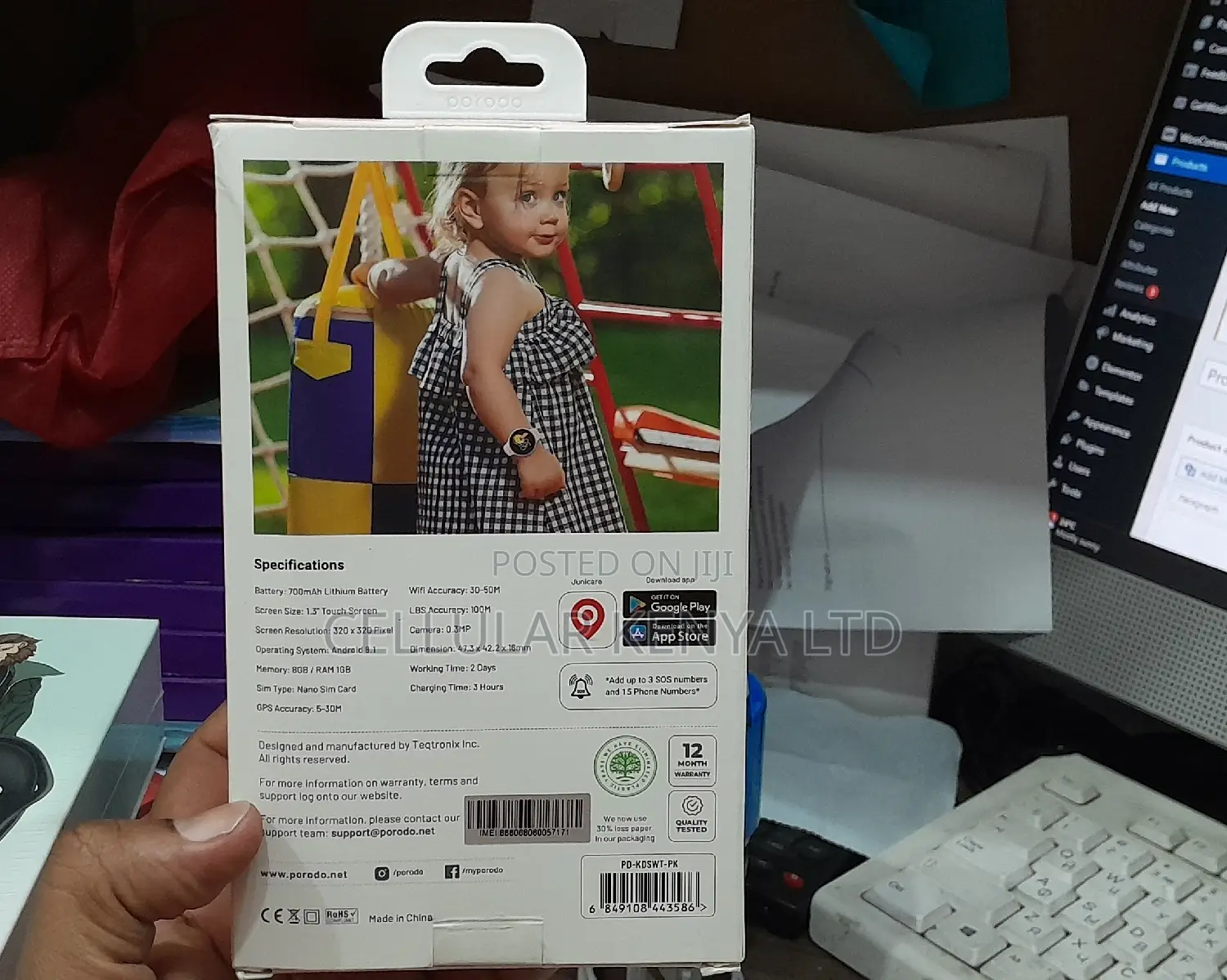 Porodo 4G Kids Smartwatch