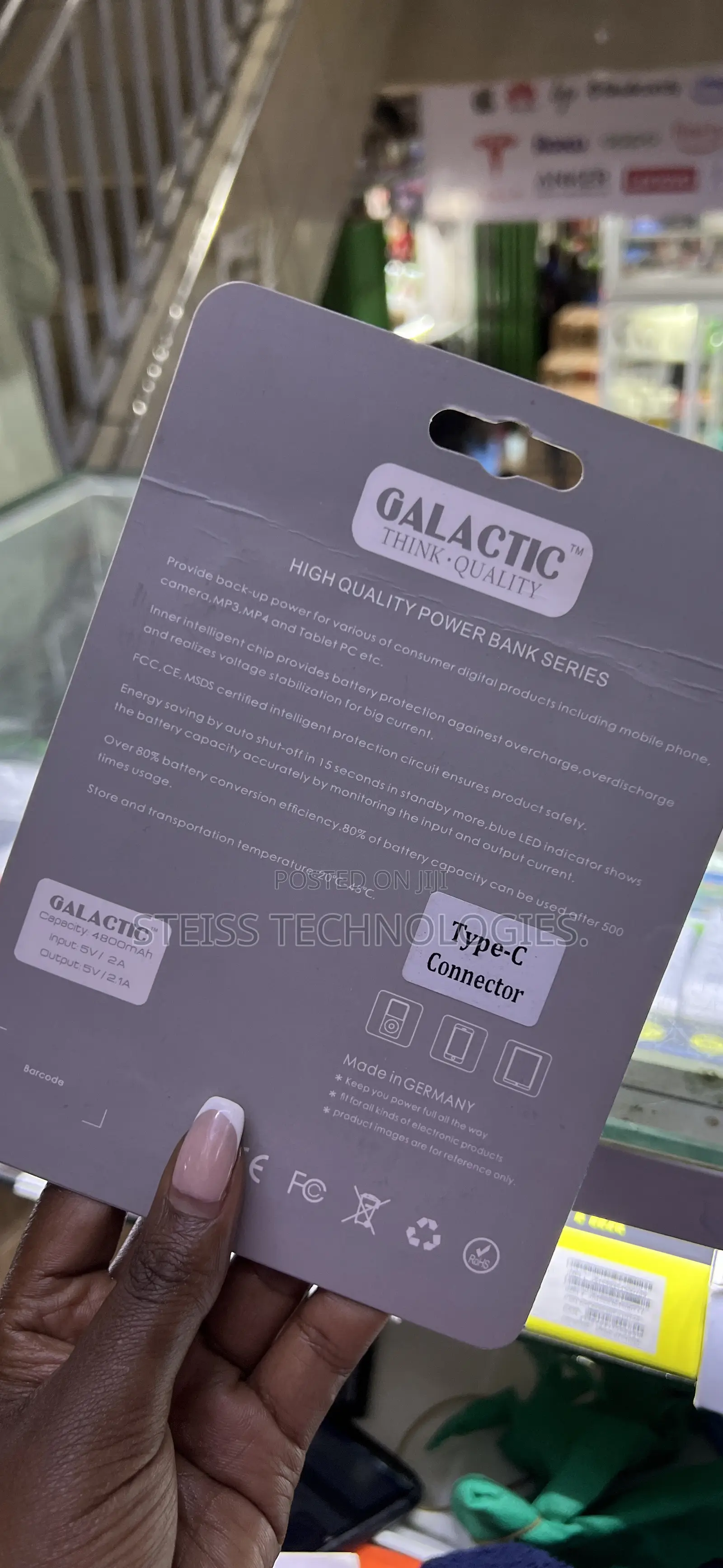 Galactic Rechargeable Slim Powerbanks
