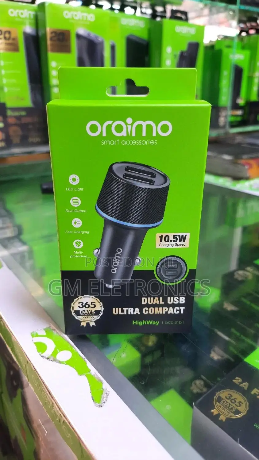 Oraimo Car Charger OCC-21D.