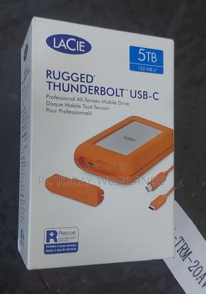 5TB Lacie Rugged Thunderbolt USB-C Portable Hard Drive - thumbnail 2