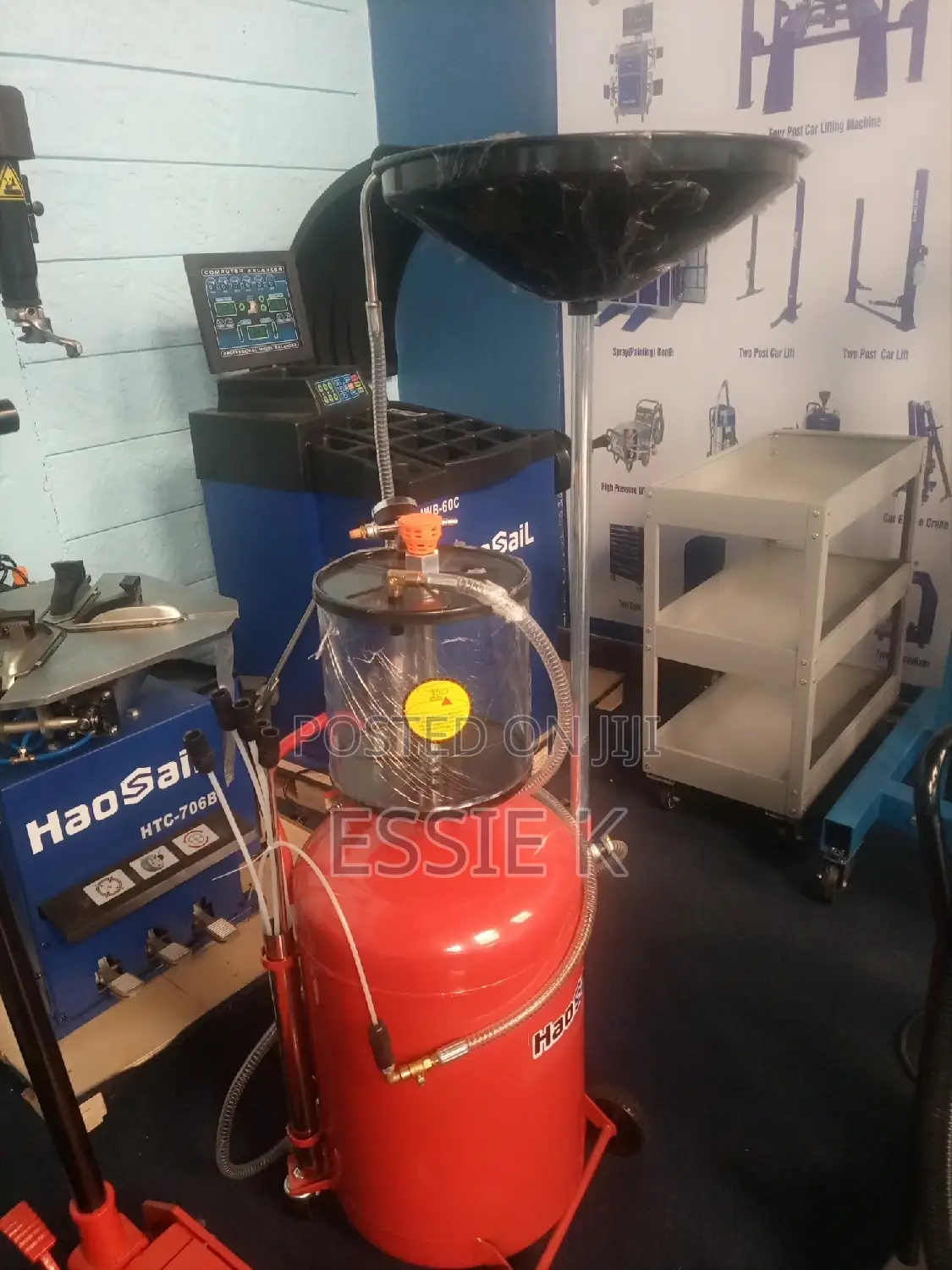 Oil Drainer Machine.