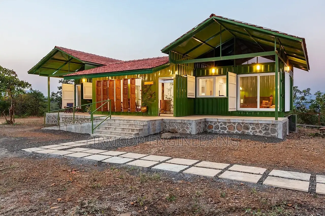 Shipping Container Custom Farmhouse
