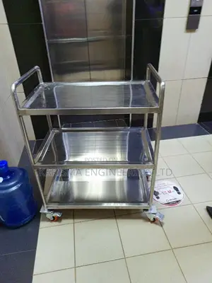 Stainless Steel Three Tier Trolley