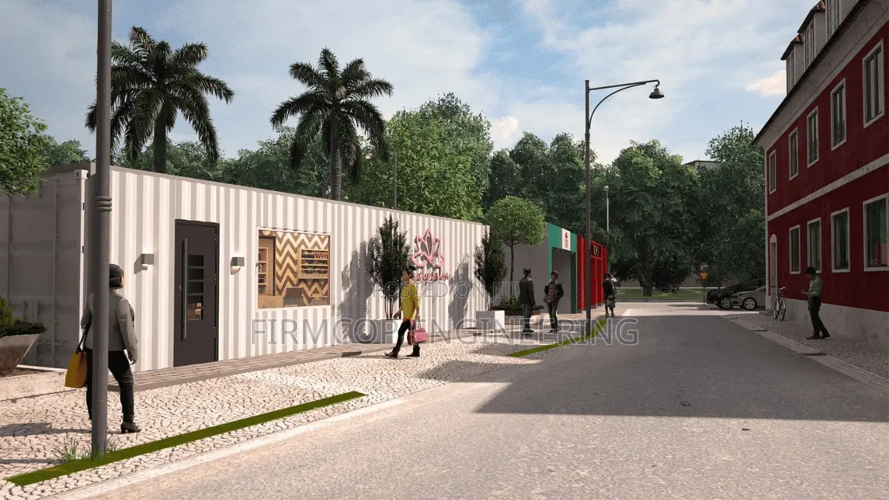 40ft Container Spa and Barbershop