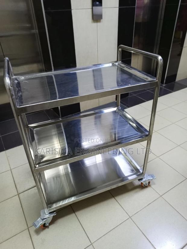 Stainless Hospitali/Hotel Three Tier Trolley