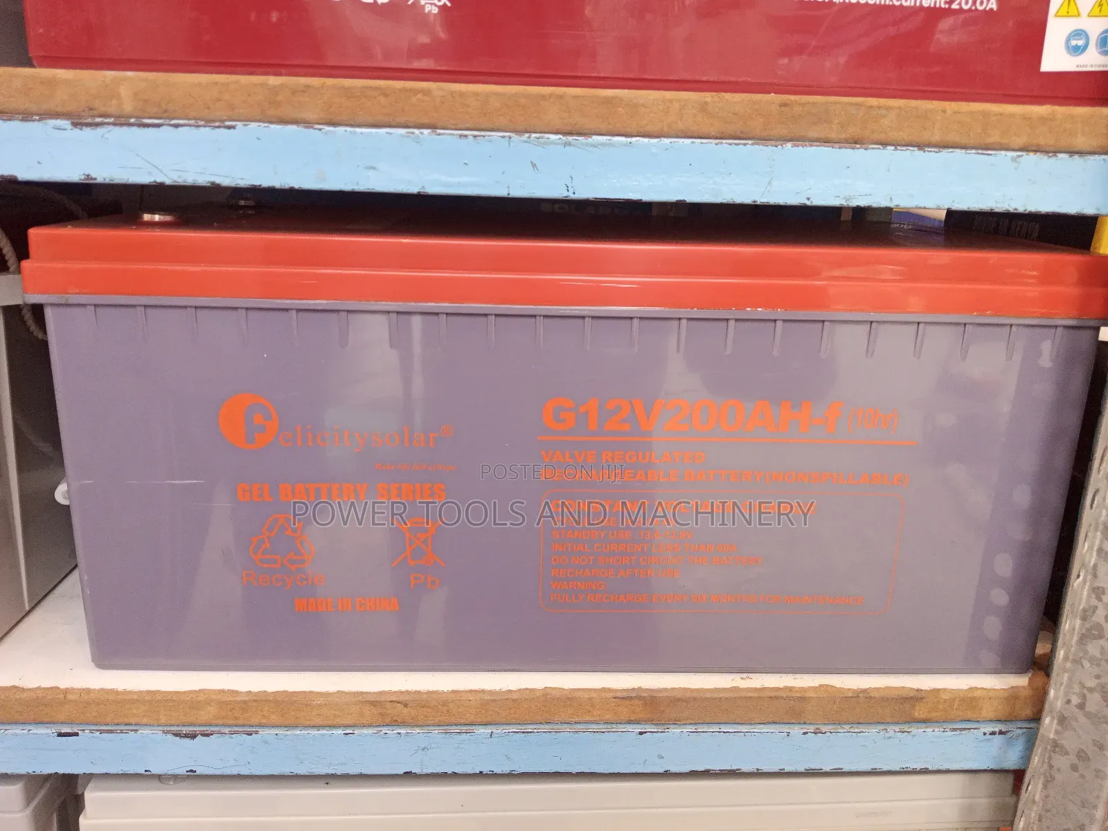 Felicity Solar Battery G12v / 200ah