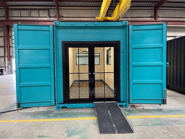 40' Shipping Container Open Showroom - main view