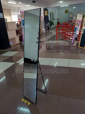 Executive Black Dressing Mirror,