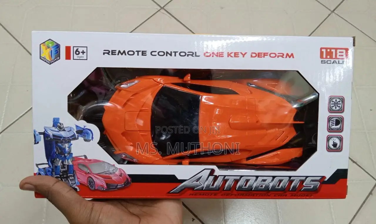 Deformatiom Remote Car Available Colours Red Orange