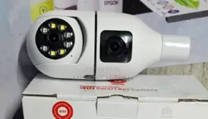 Bulb WIFI Dual 2 Lens Camera | WIFI Smart Camera V380 Pro