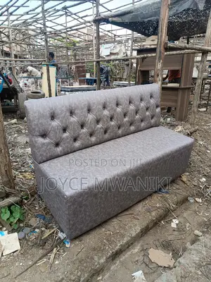 Restaurant Couch or Waiting Bench Grey.
