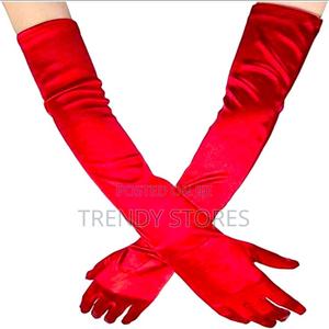 Red Opera Gloves - thumbnail 2