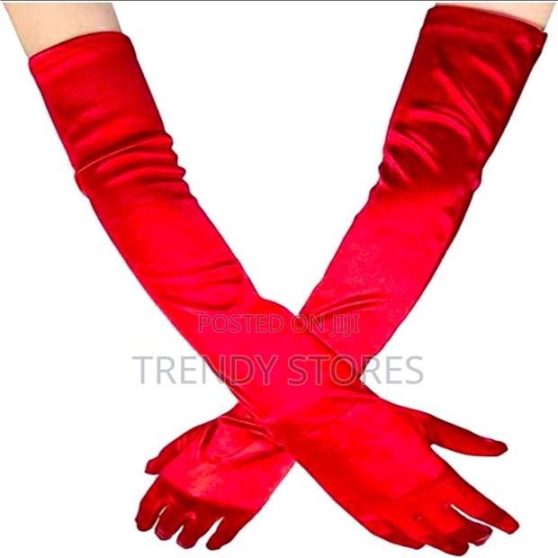Red Opera Gloves - main view