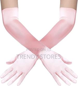 Pink Opera Gloves - thumbnail 2
