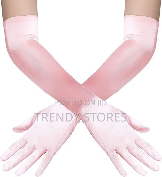 Pink Opera Gloves - main view