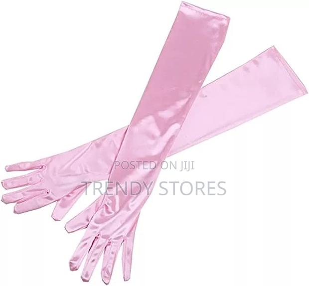 Pink Opera Gloves - thumbnail 3