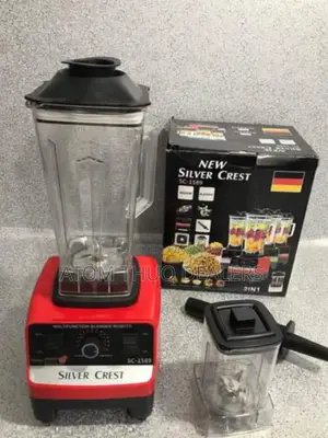 2 in 1 Silver Crest Heavy Duty Commercial Blender