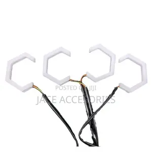 New Hexagon Color Chasing Angel Eye Rings