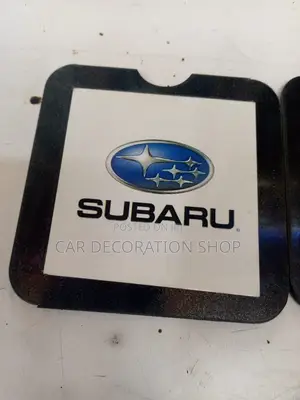 Black Plastic Subaru Insurance Sticker Mount