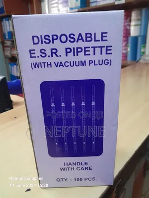 Disposable E.S.R Pipette